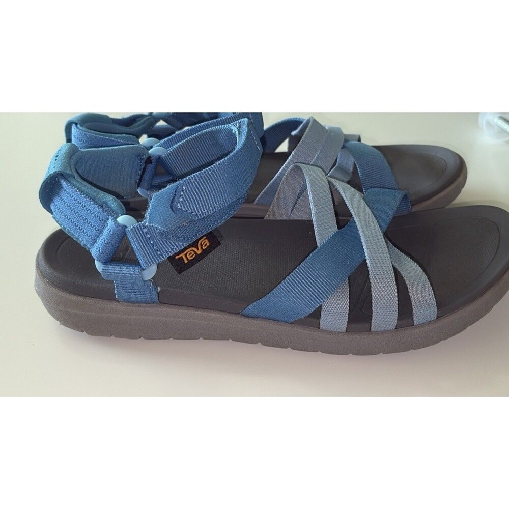 TEVA Women's Tirra Hiking Outdoor Sandals Size US 9 Bering Sea Blue Comfort Wear - Picture 7 of 11